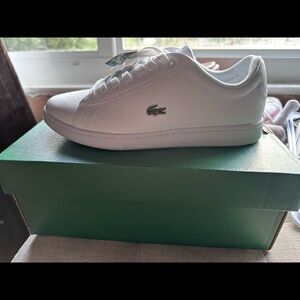 Lacoste sneaker- white NIB size 8